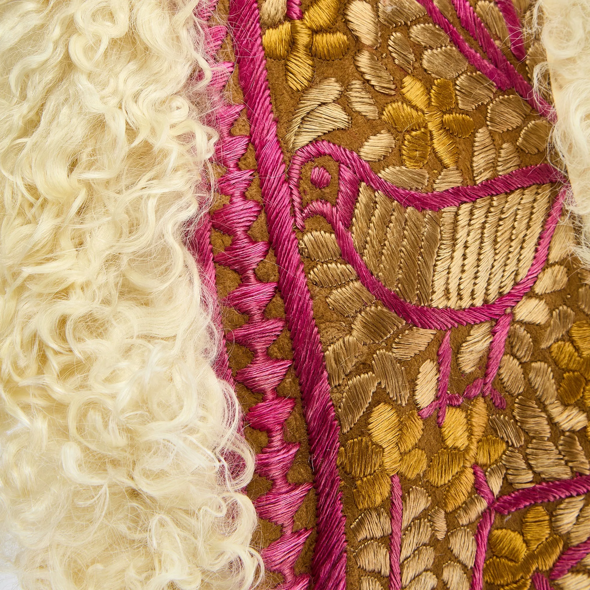 1960s All Over Embroidered Afghan Gilet