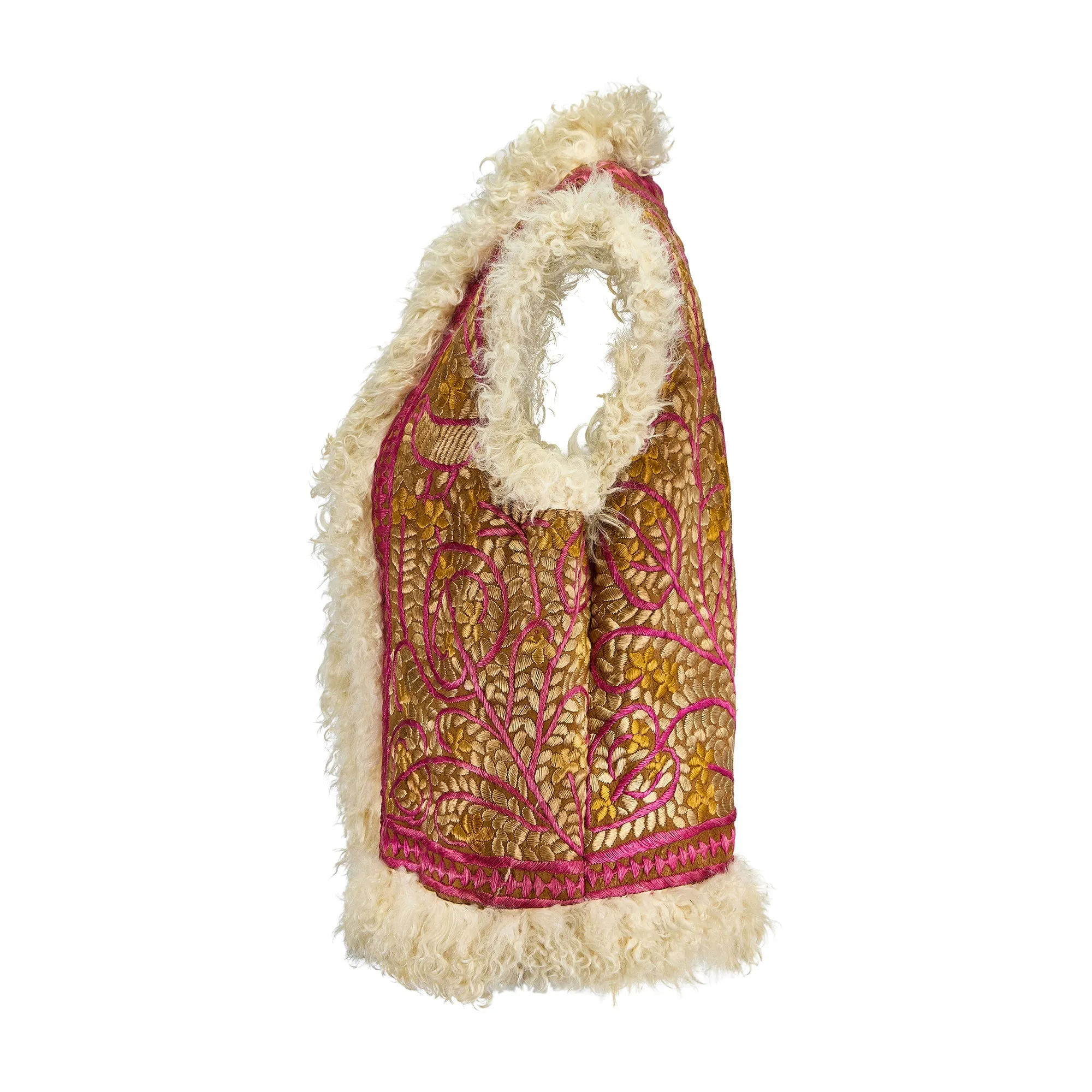 1960s All Over Embroidered Afghan Gilet