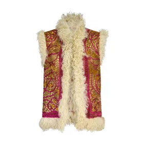 1960s All Over Embroidered Afghan Gilet