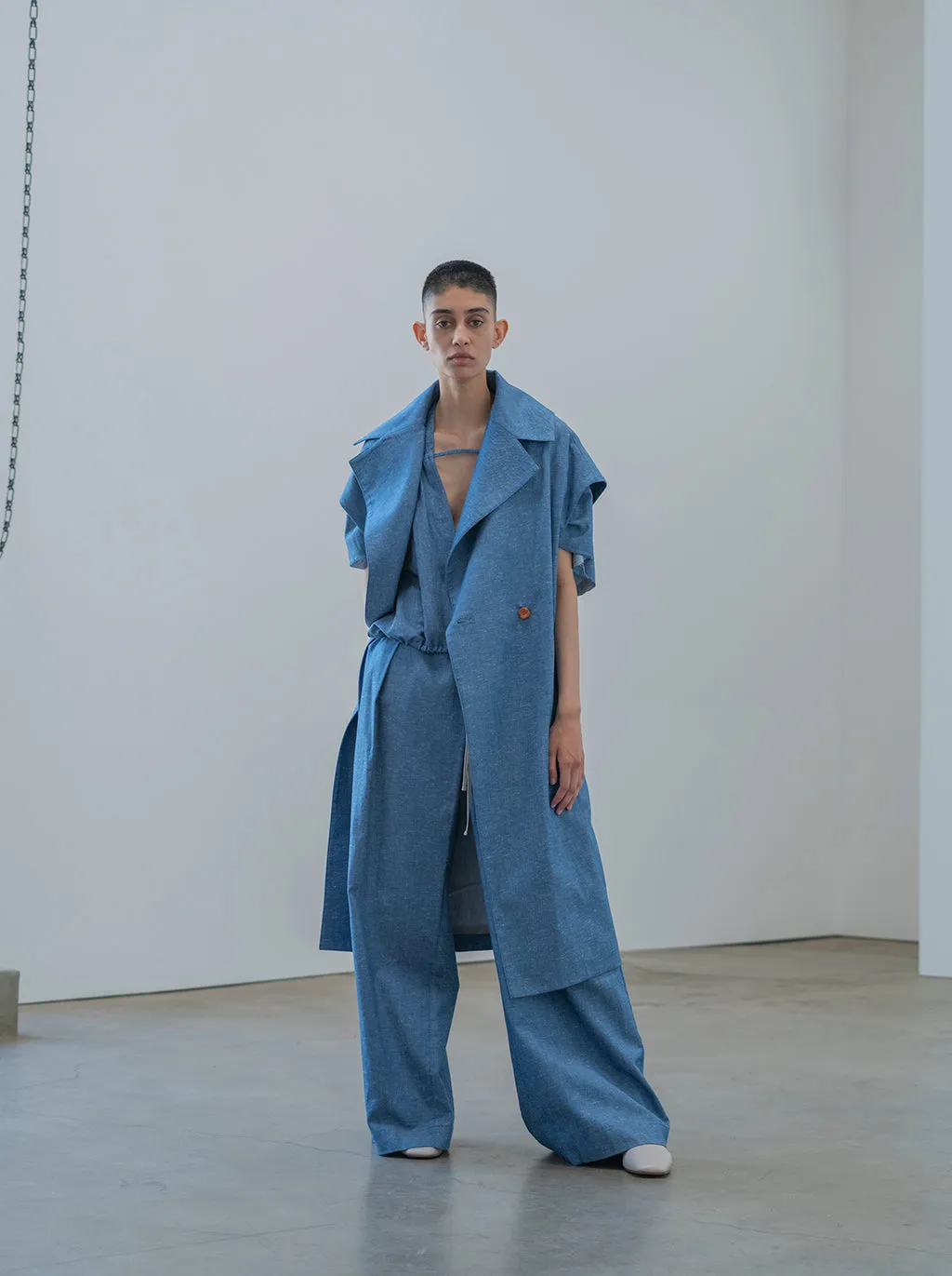 Archive Sale Coccoon Sleeveless Trench Coat