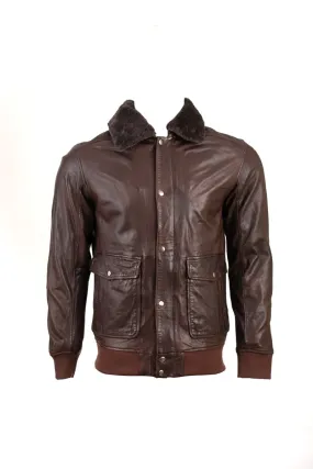 Aviator Jacket Schoko Brown
