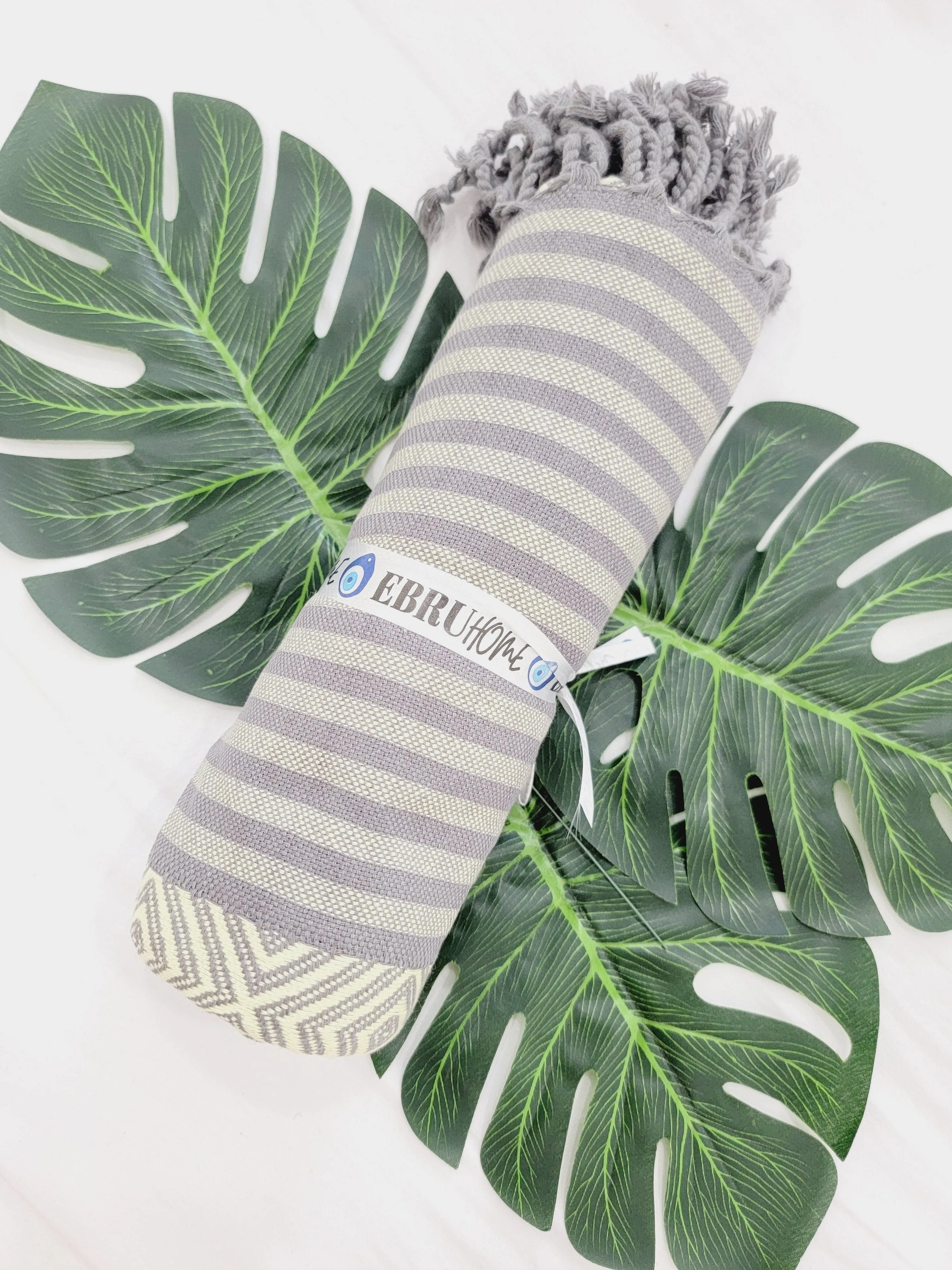 Beach/Bath Sand Free Towels-Easy Carry Quick Dry Thin Towel - Lemon by EBRU Home