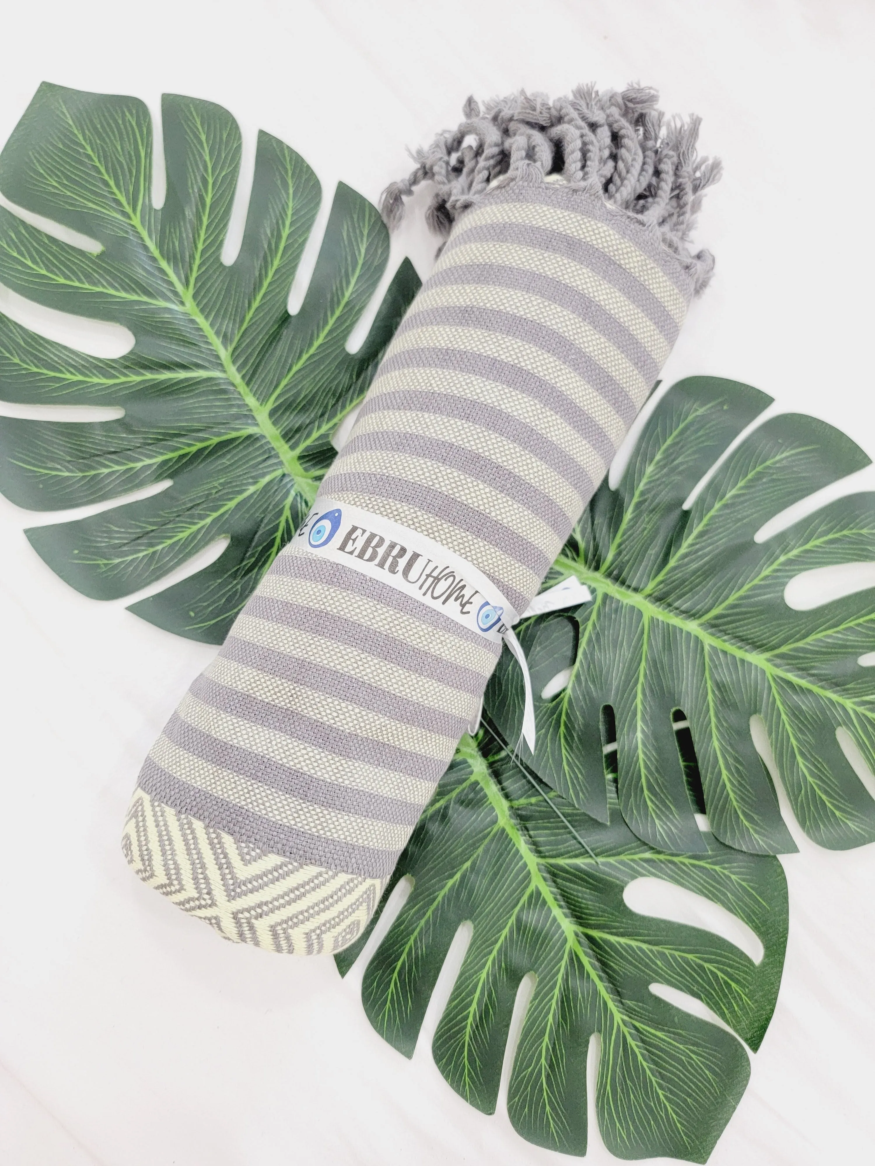 Beach/Bath Sand Free Towels-Easy Carry Quick Dry Thin Towel - Lemon by EBRU Home