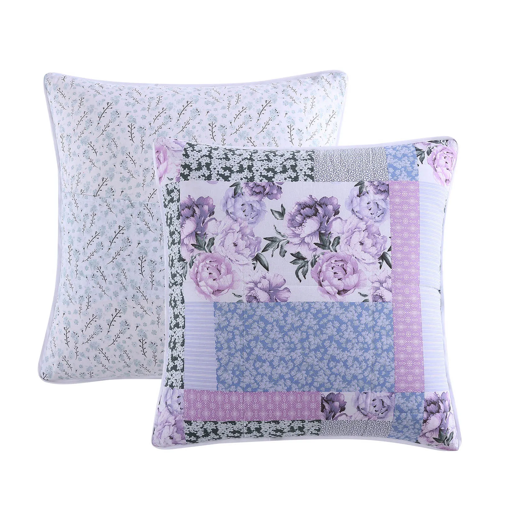 Bessie Lilac European Pillowcase by Logan and Mason Platinum