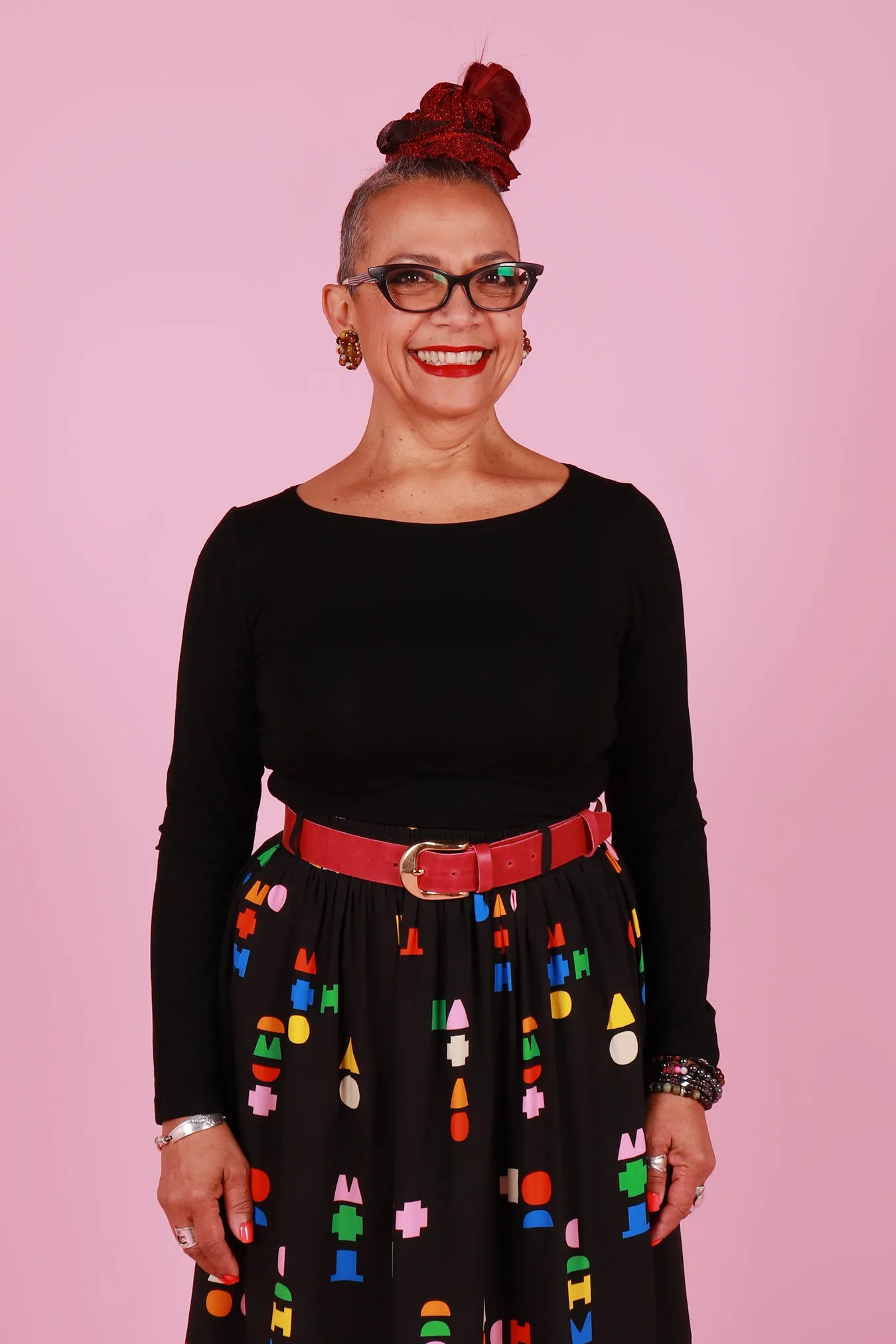 Blair Boat Neck Galaxy Black