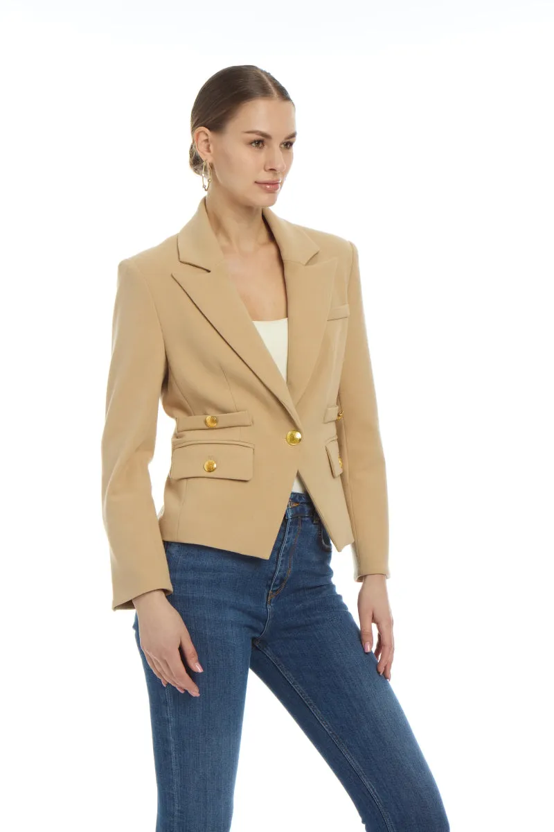 Bridgette Blazer | Camel