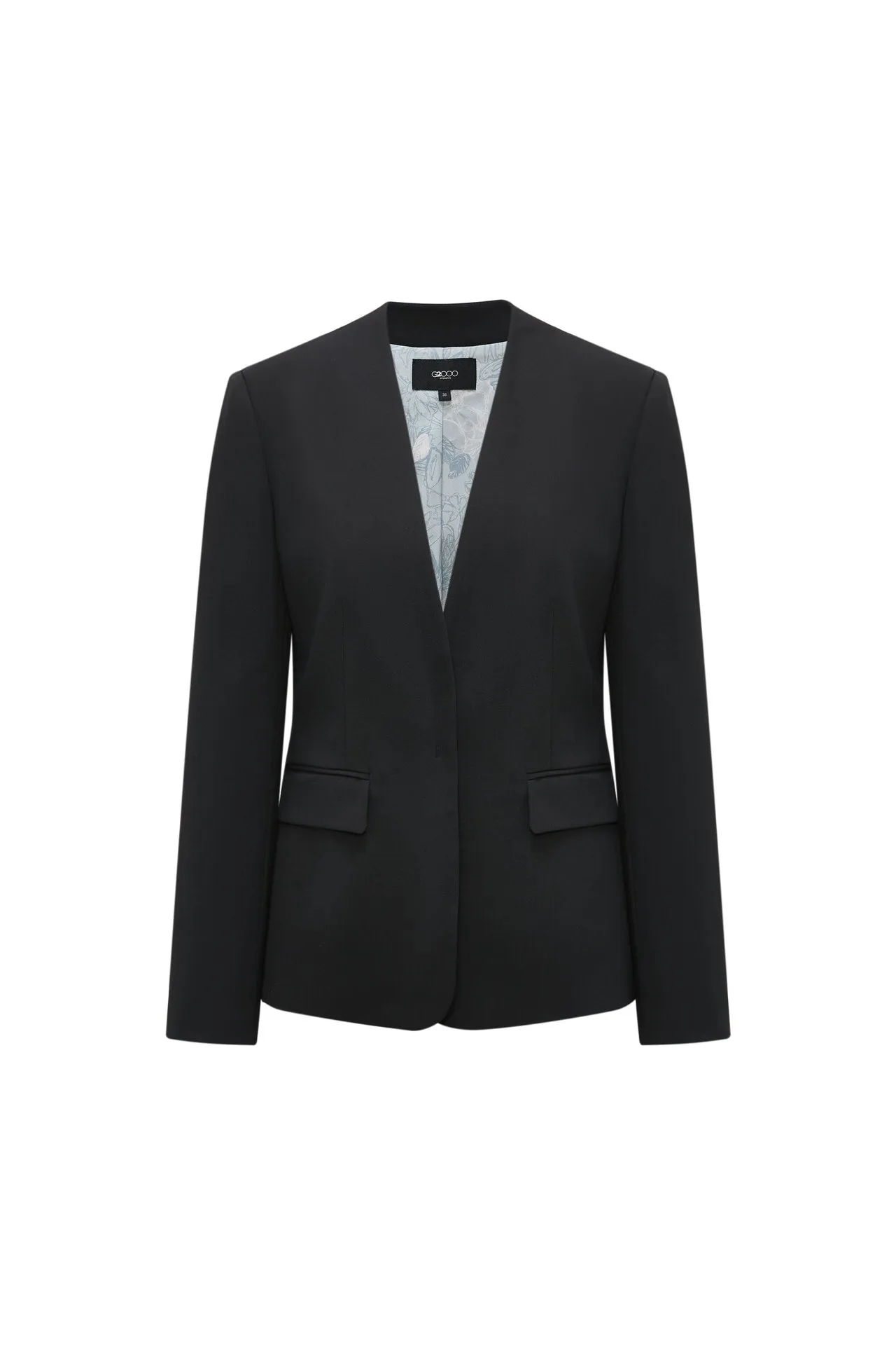 Cool Touch & Anti UV Collarless Suit Blazer