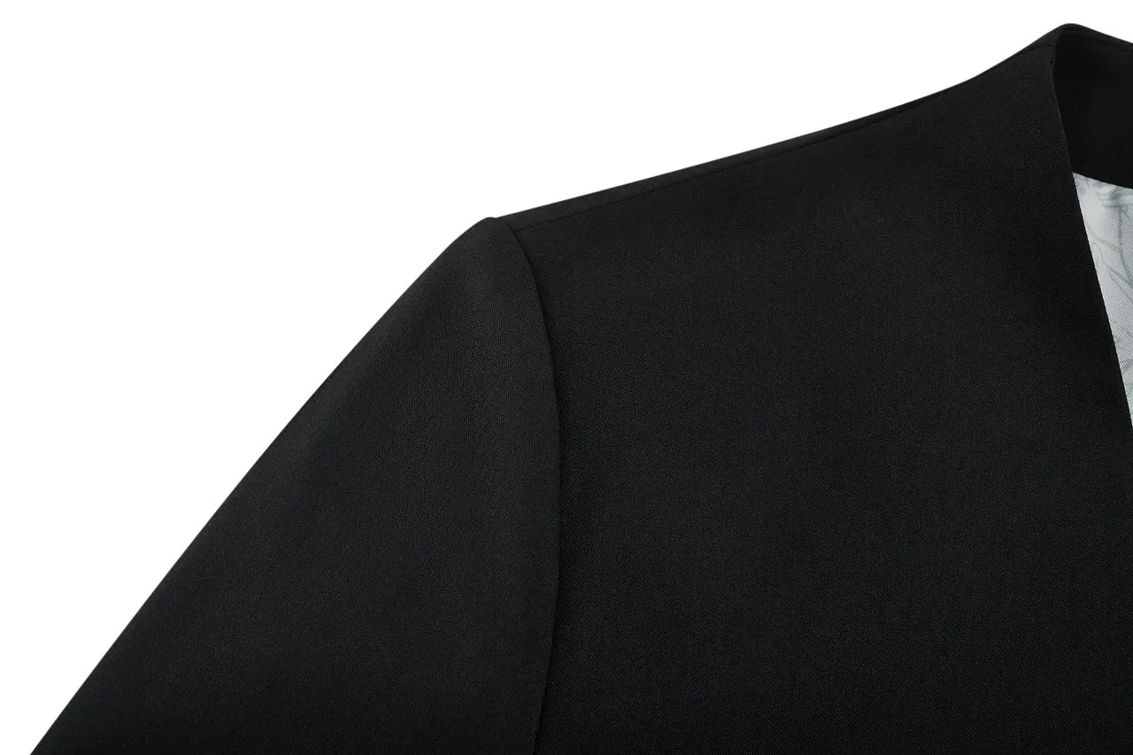 Cool Touch & Anti UV Collarless Suit Blazer
