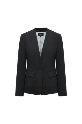 Cool Touch & Anti UV Collarless Suit Blazer