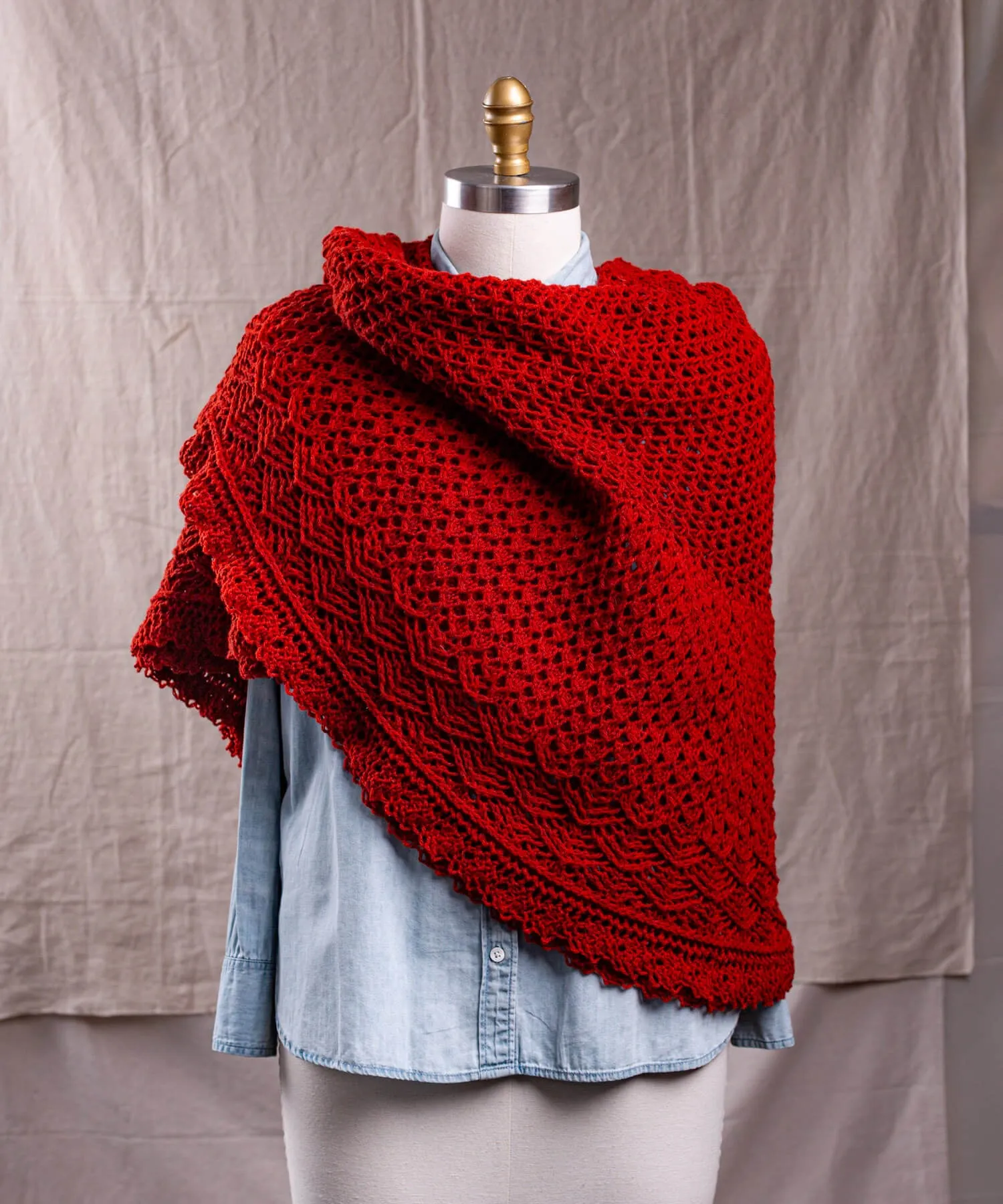 Cosmea Shawl | Design Sample