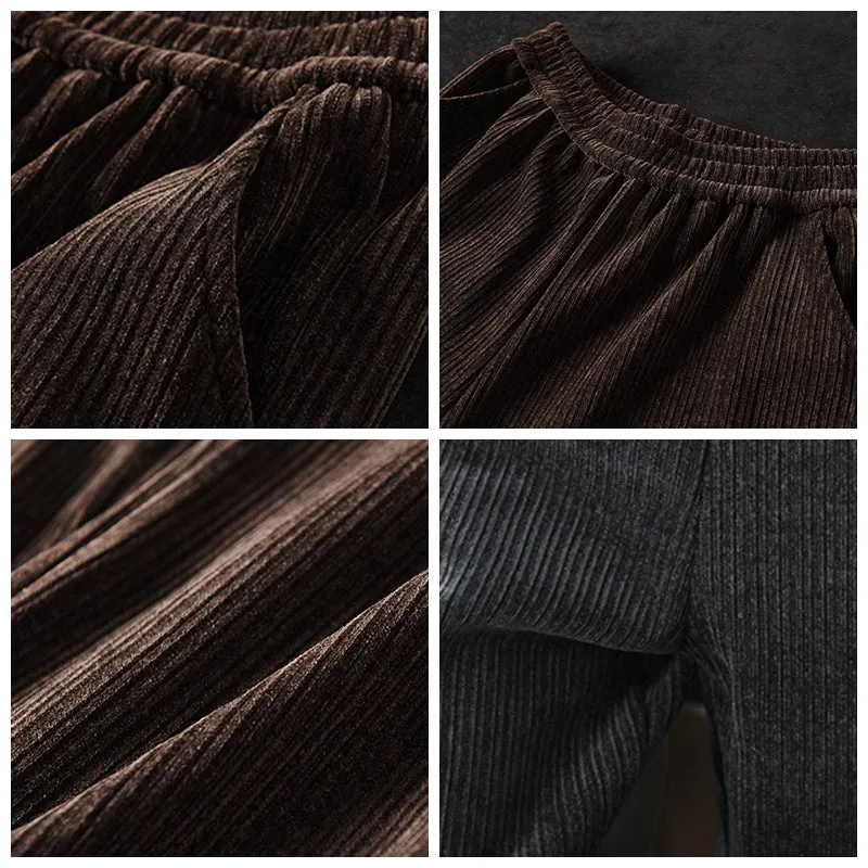 Cotton Harem Pants, Black Trousers for Women, White Pocket Maxi Pants