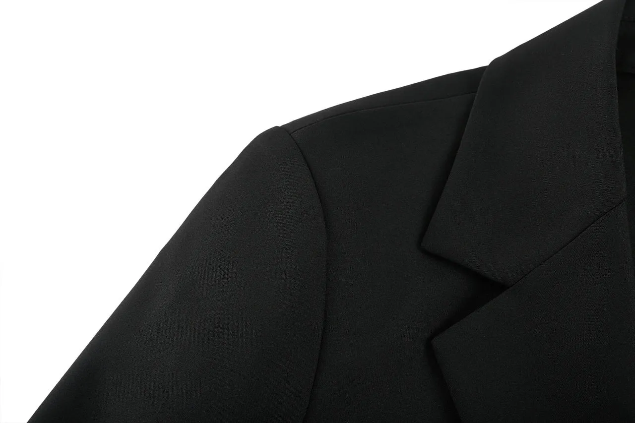 Cropped Suit Blazer