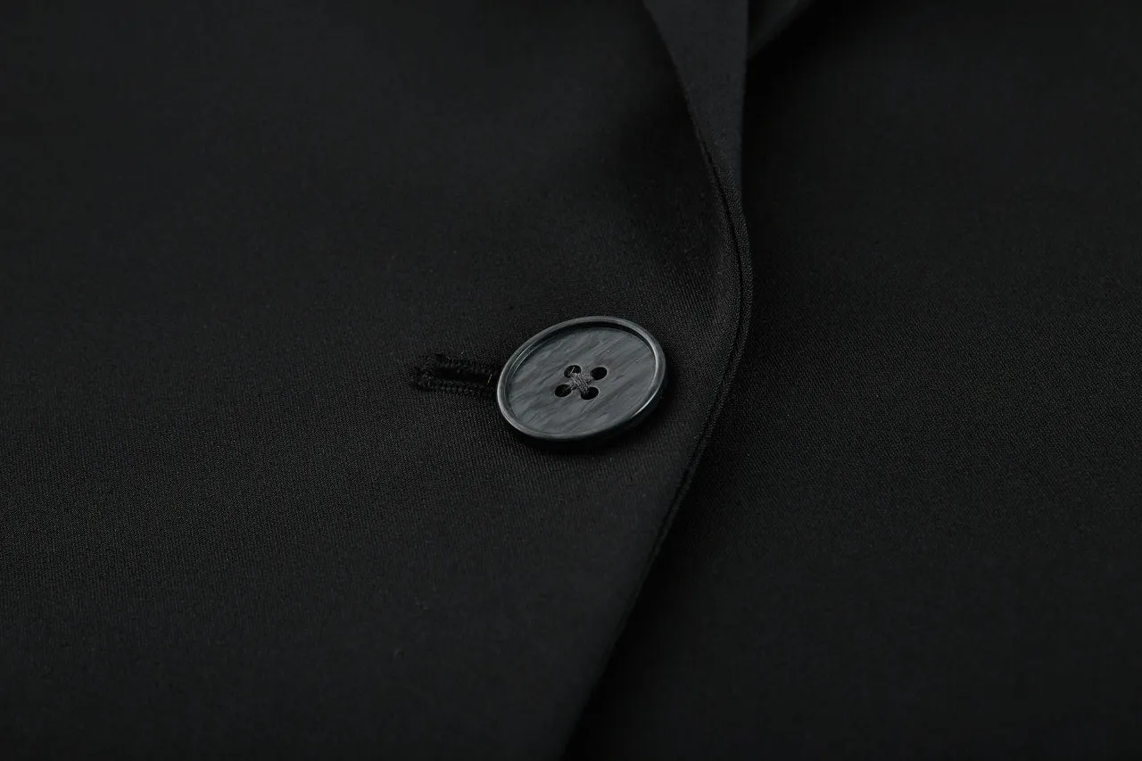 Cropped Suit Blazer
