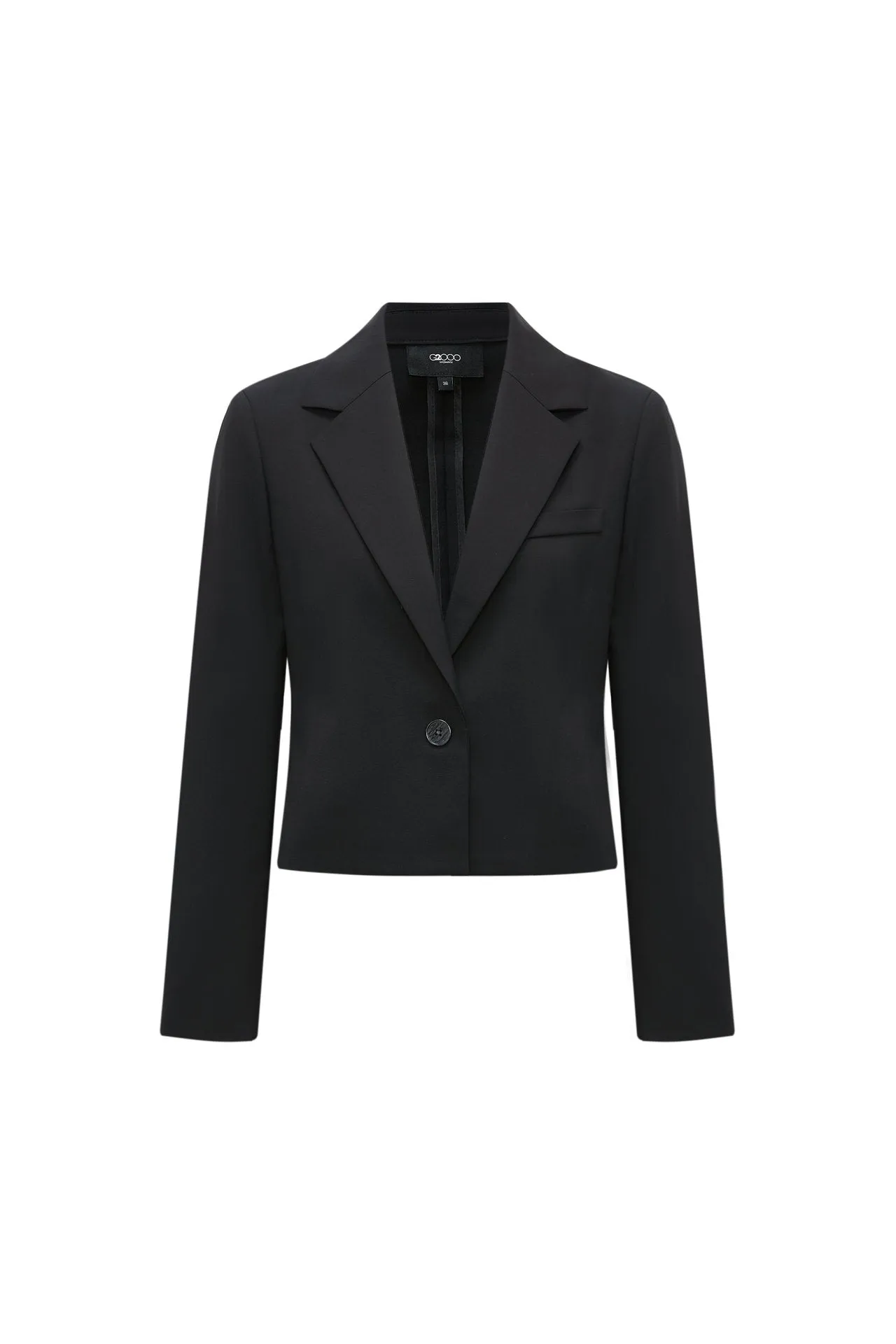 Cropped Suit Blazer