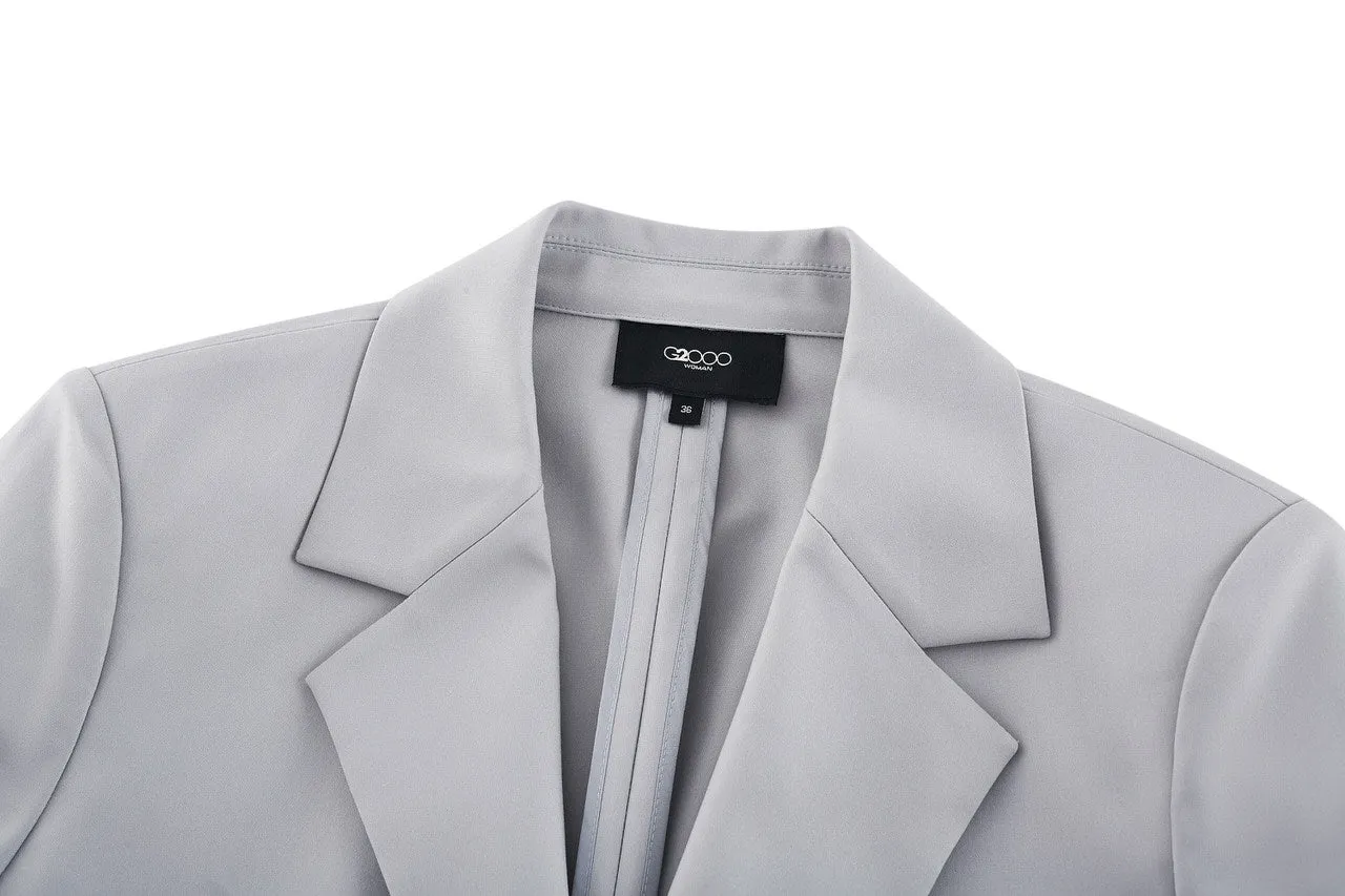 Cropped Suit Blazer