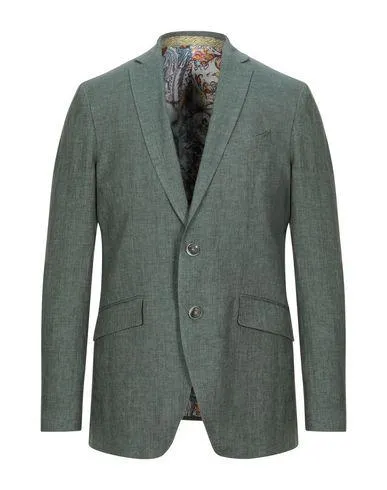 Etro Man Blazer Green 40 suit