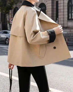Ivyshape | British Style Modern Windbreaker Trench Coat