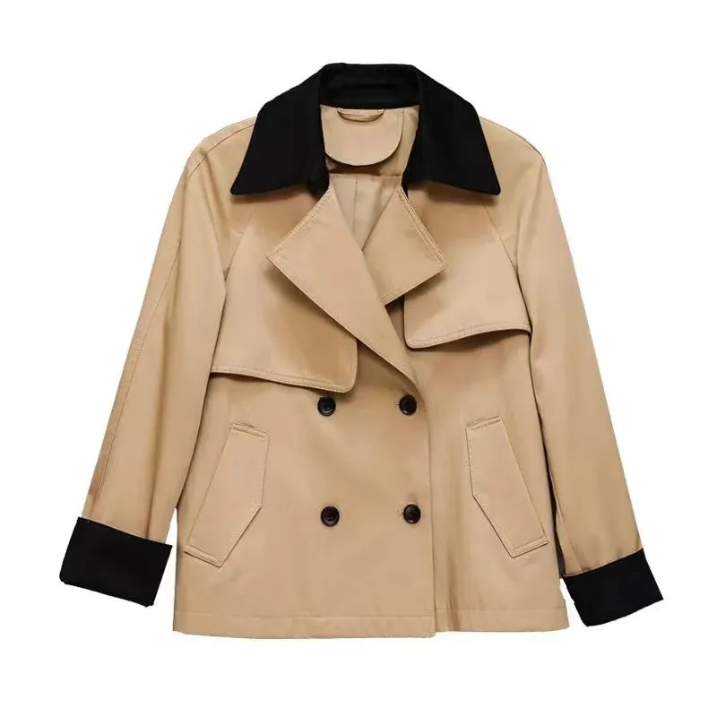 Ivyshape | British Style Modern Windbreaker Trench Coat