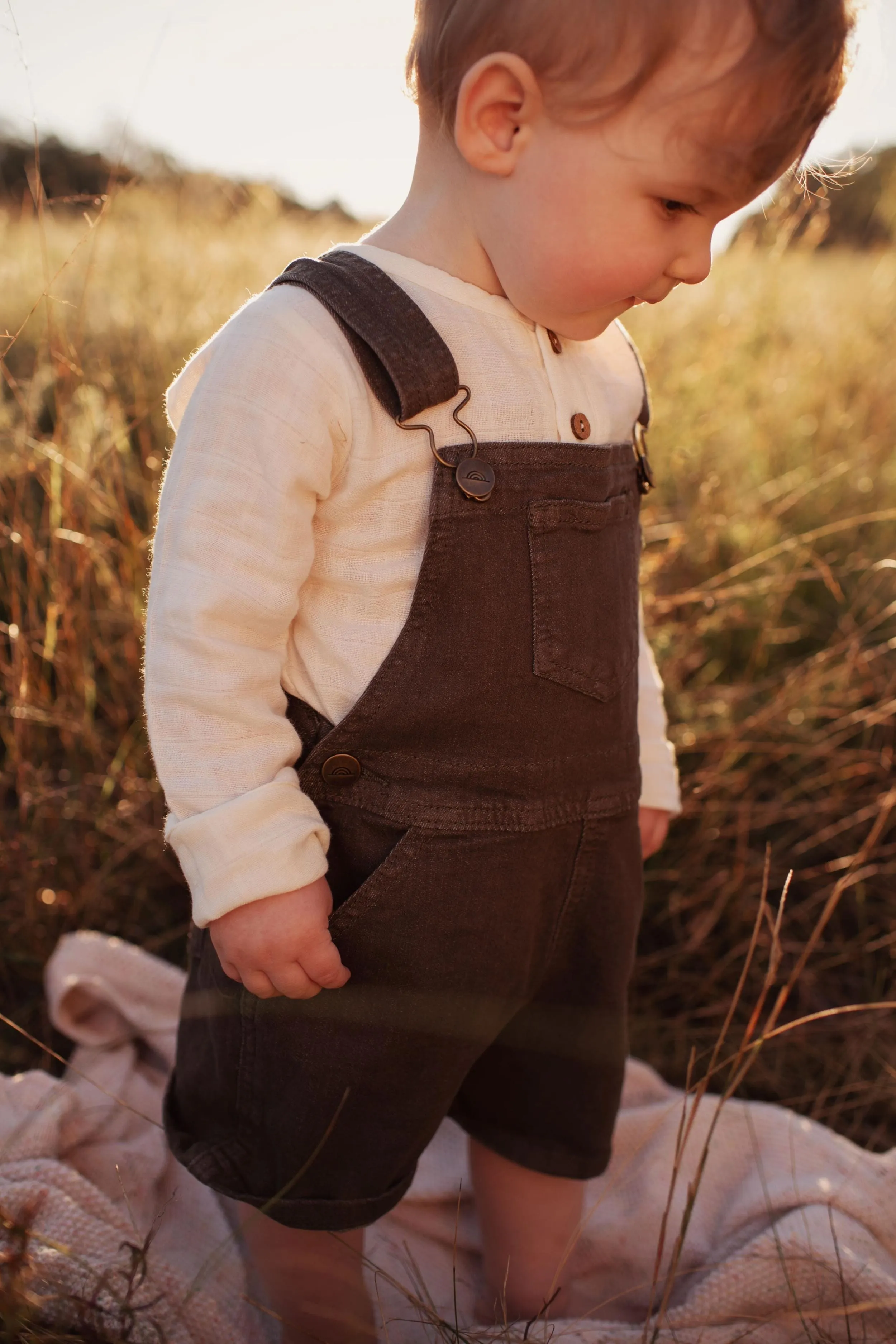 Jamie Kay Reign Short Overall - Juniper