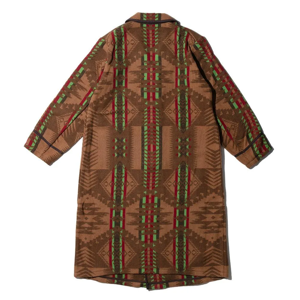 Jelado Shawl Collar Blanket Gown Camel
