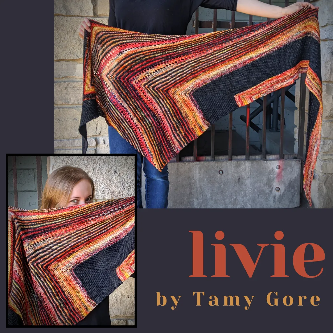 Livie Shawl Yarn Pack, pattern not included, ready to ship