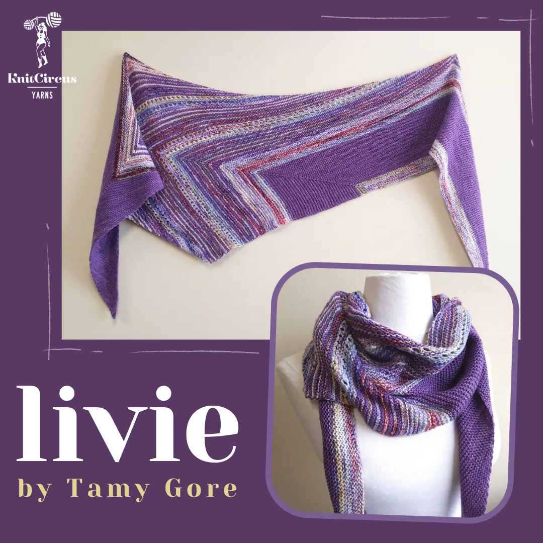 Livie Shawl Yarn Pack, pattern not included, ready to ship