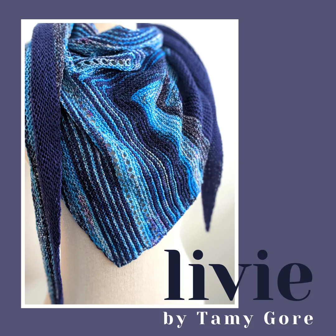 Livie Shawl Yarn Pack, pattern not included, ready to ship