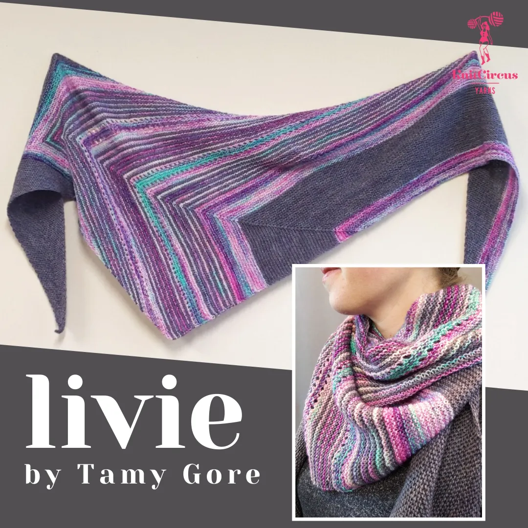 Livie Shawl Yarn Pack, pattern not included, ready to ship