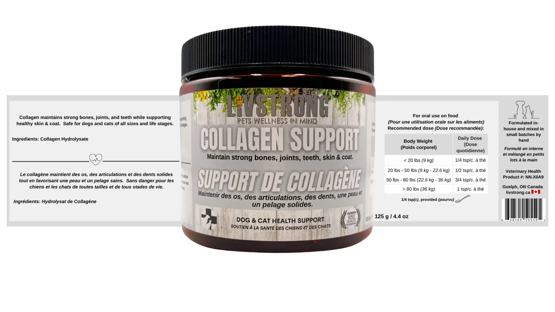 Livstrong Collagen Support 125g