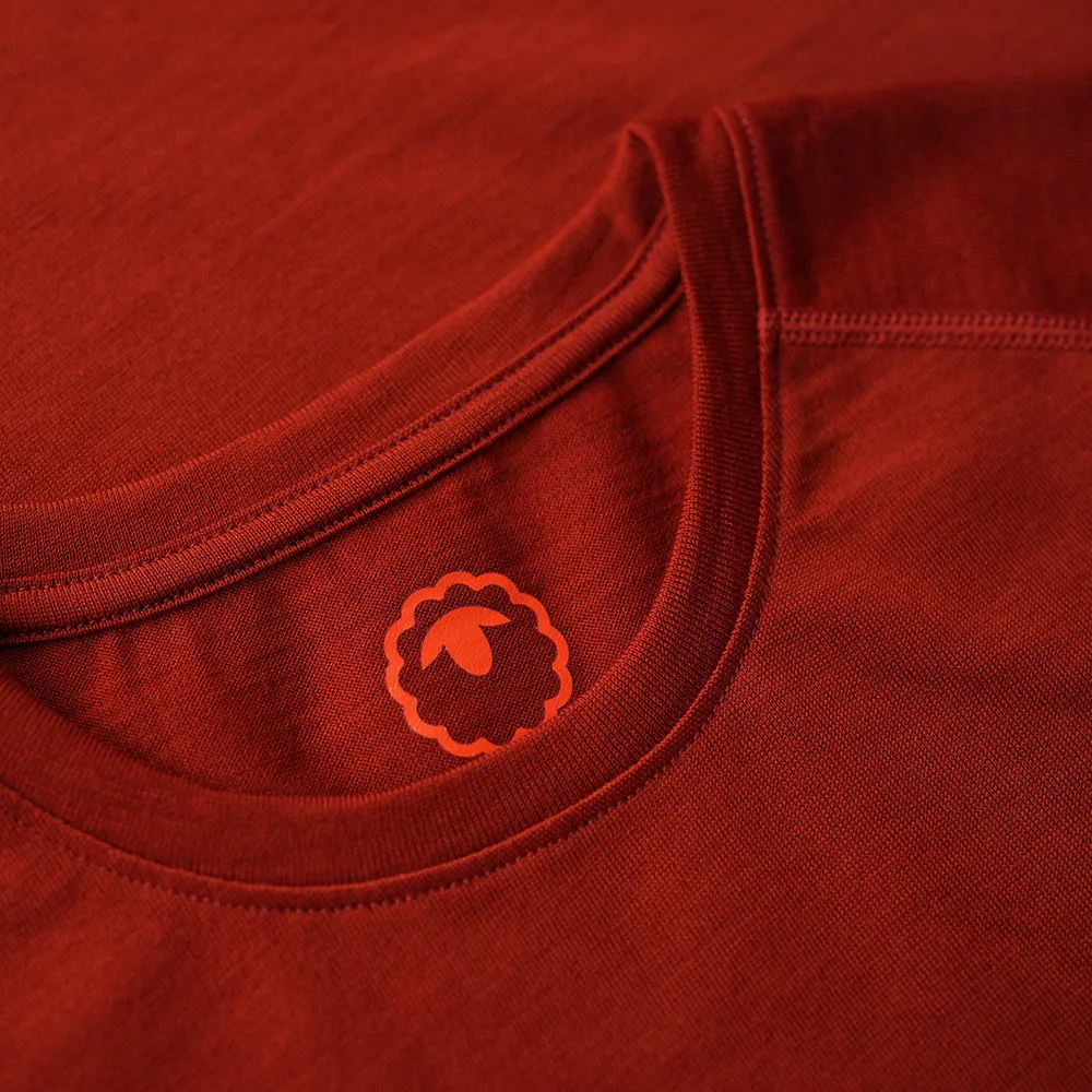 Mens IsoSoft 180 Long Sleeve Crew (Burnt Orange)