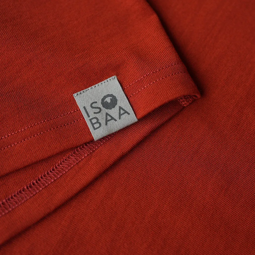 Mens IsoSoft 180 Long Sleeve Crew (Burnt Orange)