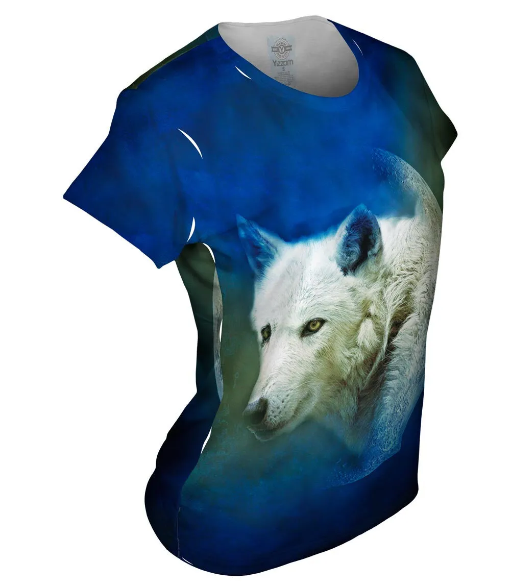 Moon White Wolf