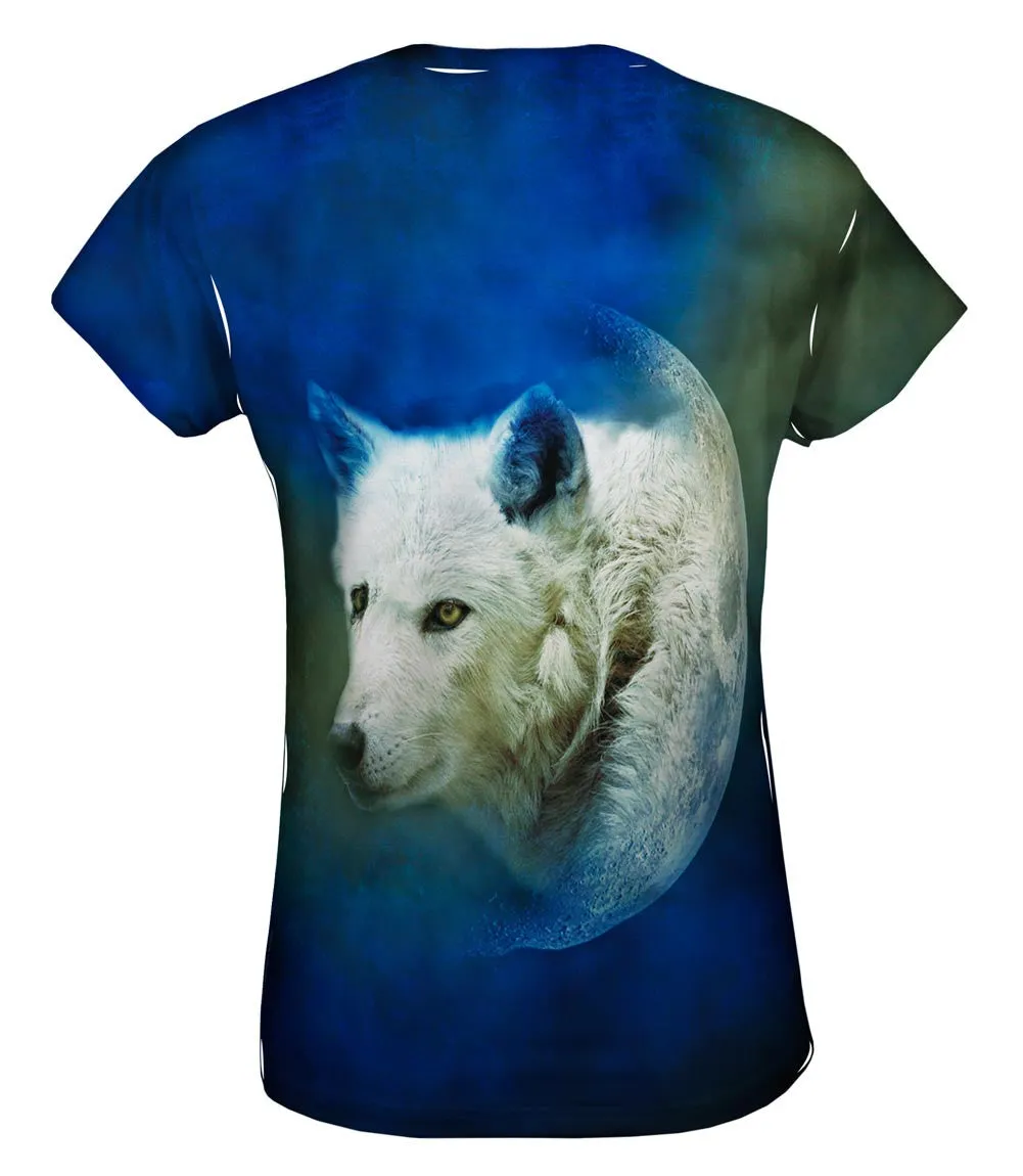 Moon White Wolf