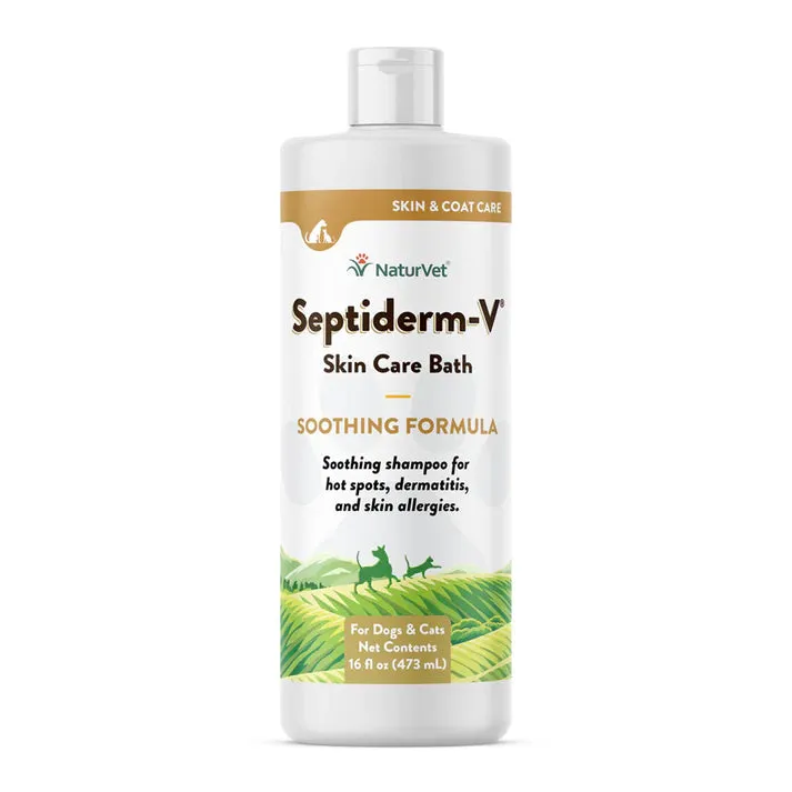 NaturVet Septiderm-V Skin Care Bath 8 fl.oz
