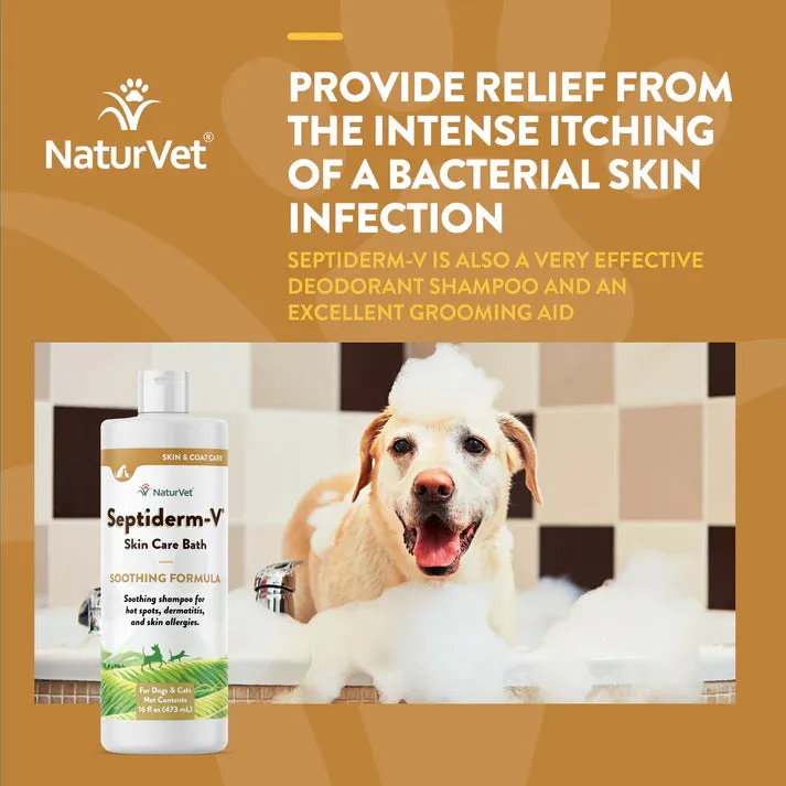 NaturVet Septiderm-V Skin Care Bath 8 fl.oz
