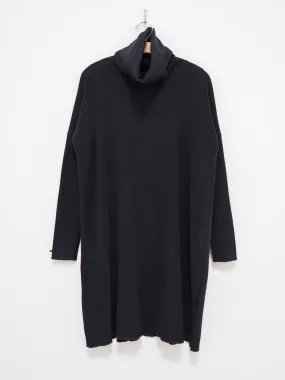 Oversized Turtleneck Dress JP - Black