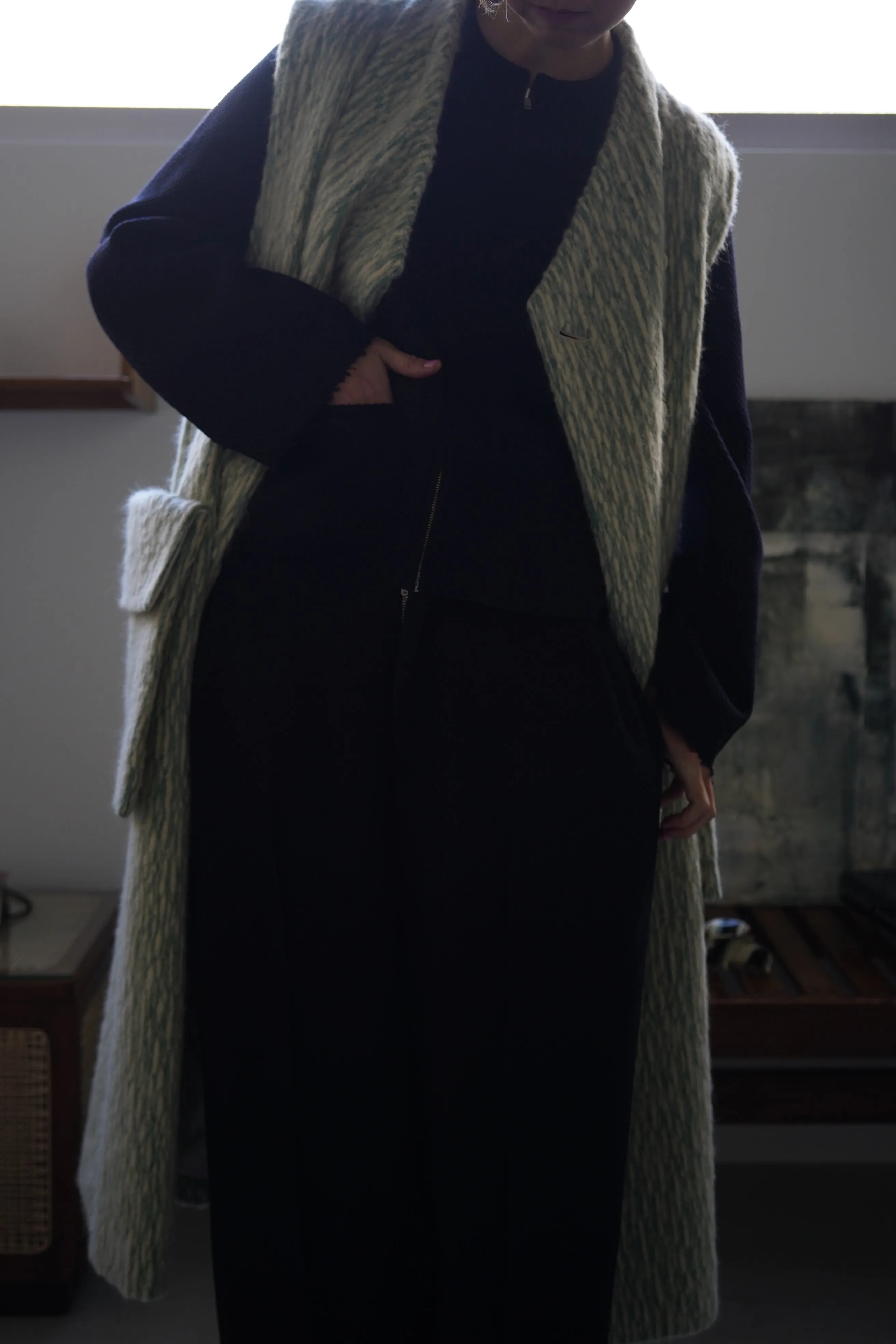 pelleq<br>alpaca big pocket gilet