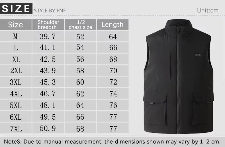 Plue Size Black Smart Heated Vest