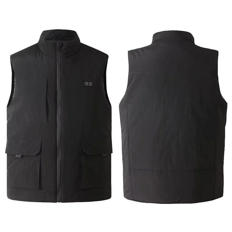 Plue Size Black Smart Heated Vest