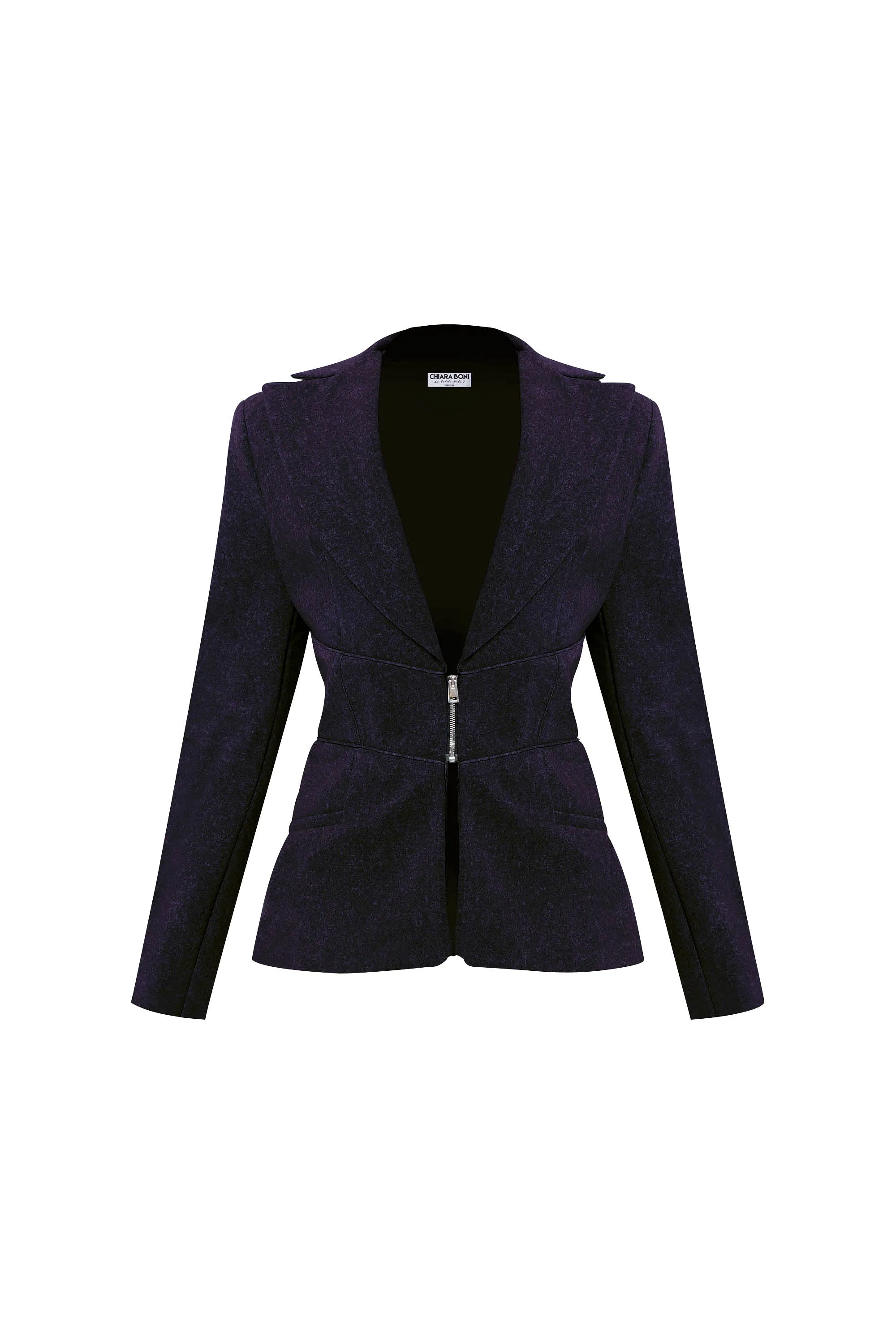 QARIS PIPING PRINTED JACKET