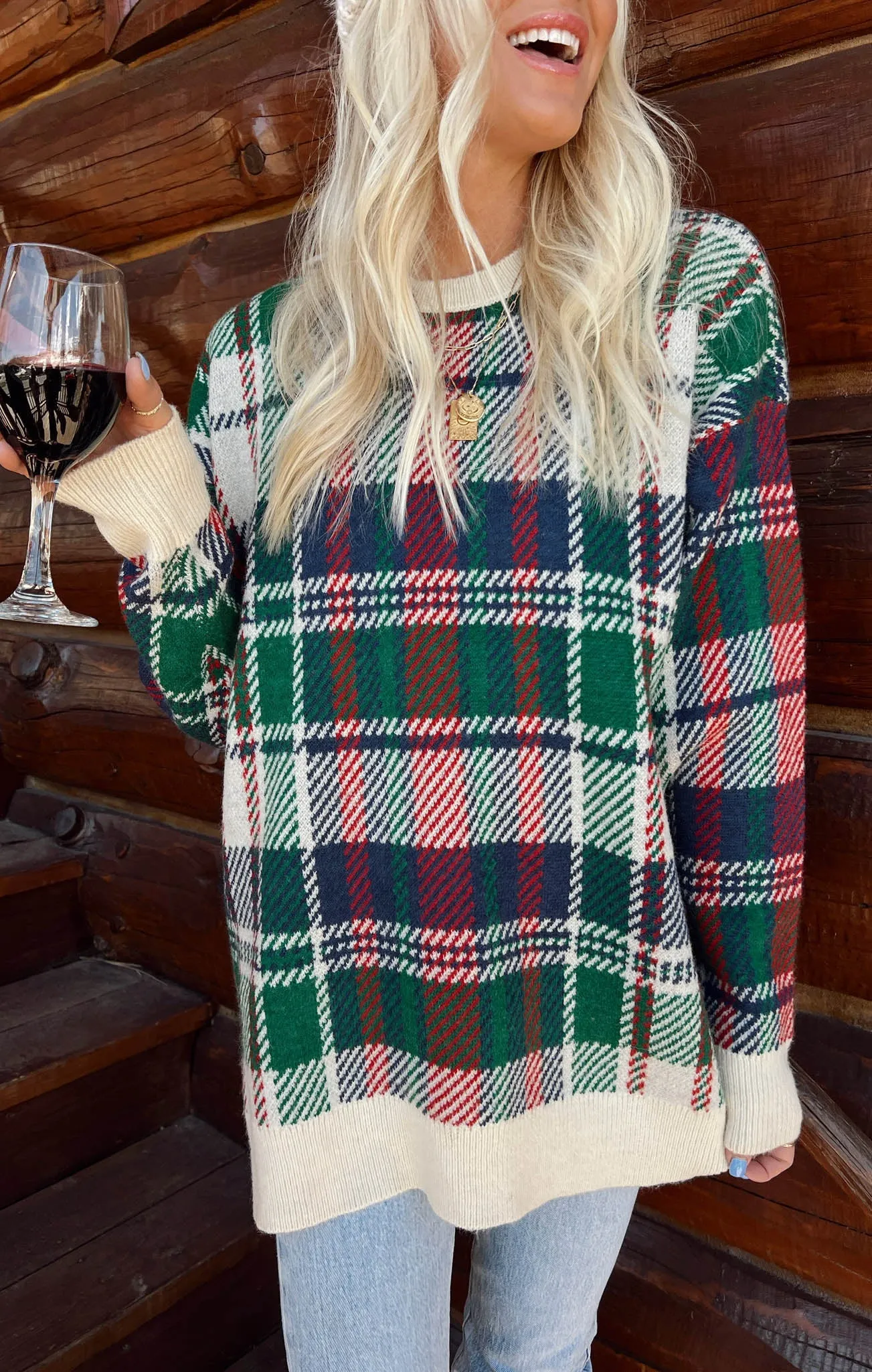 "Plaid Ember Tunic" Sweater by Show Me Your Mumu
