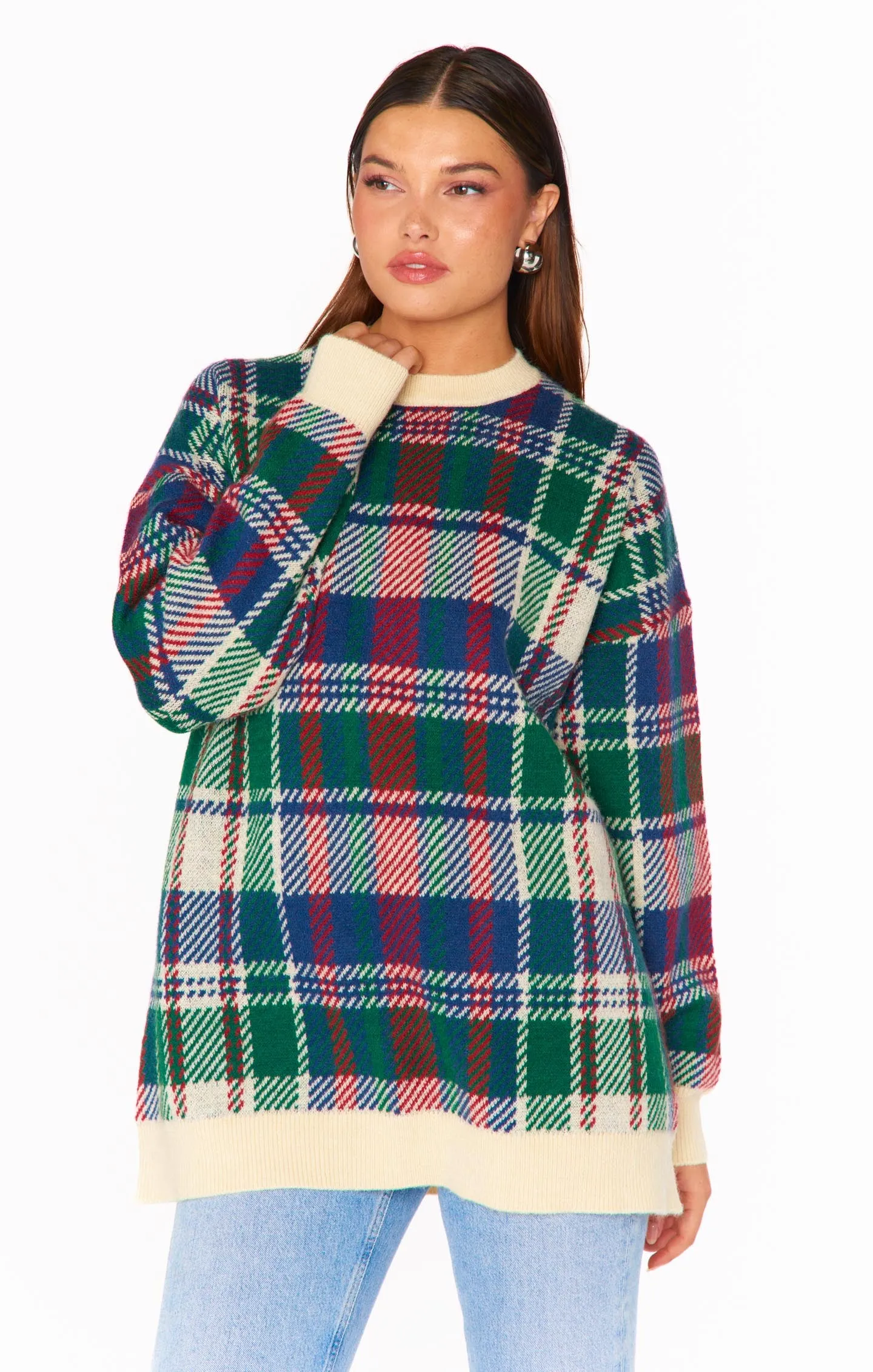 "Plaid Ember Tunic" Sweater by Show Me Your Mumu