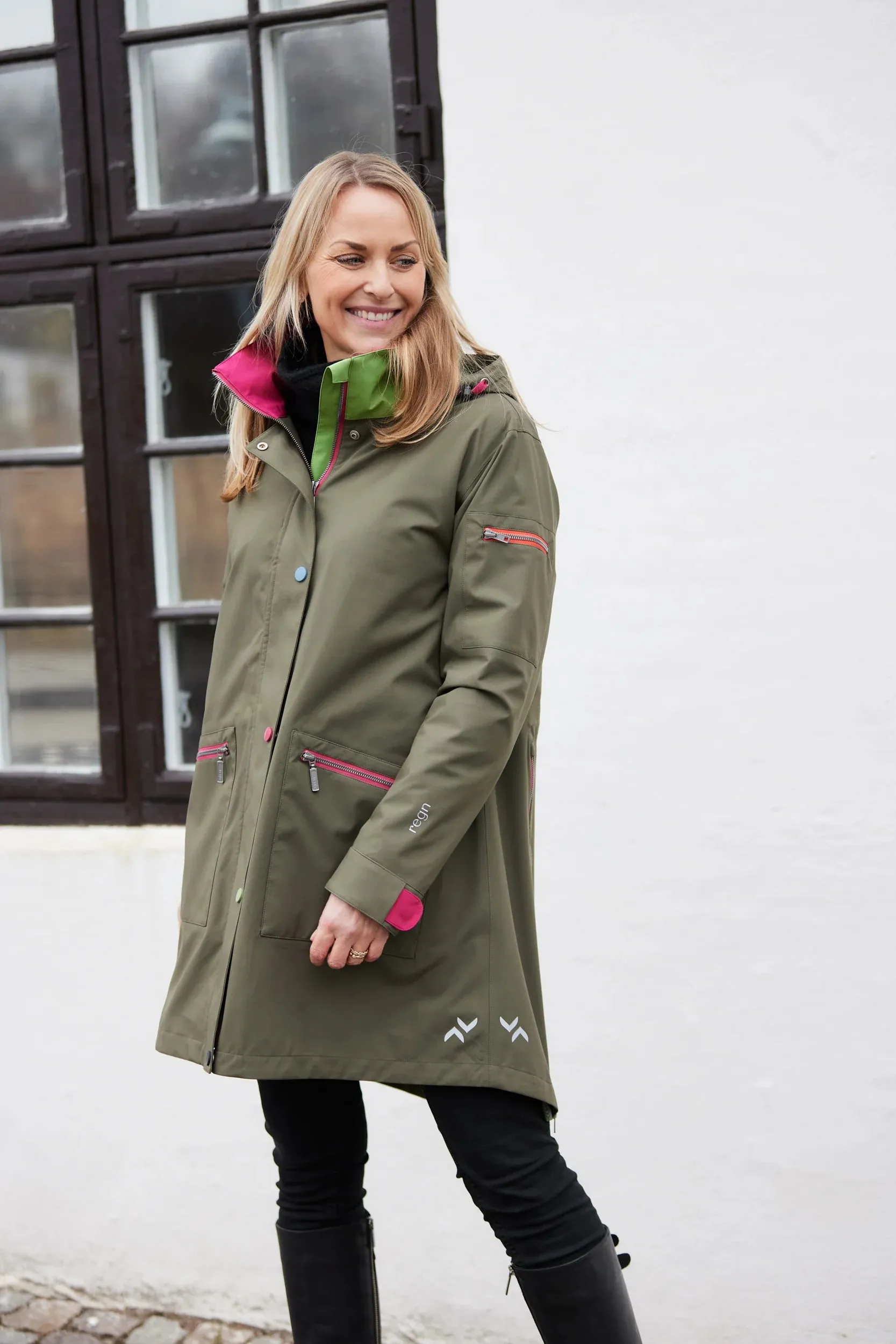 Regn Gaby Raincoat - Olive