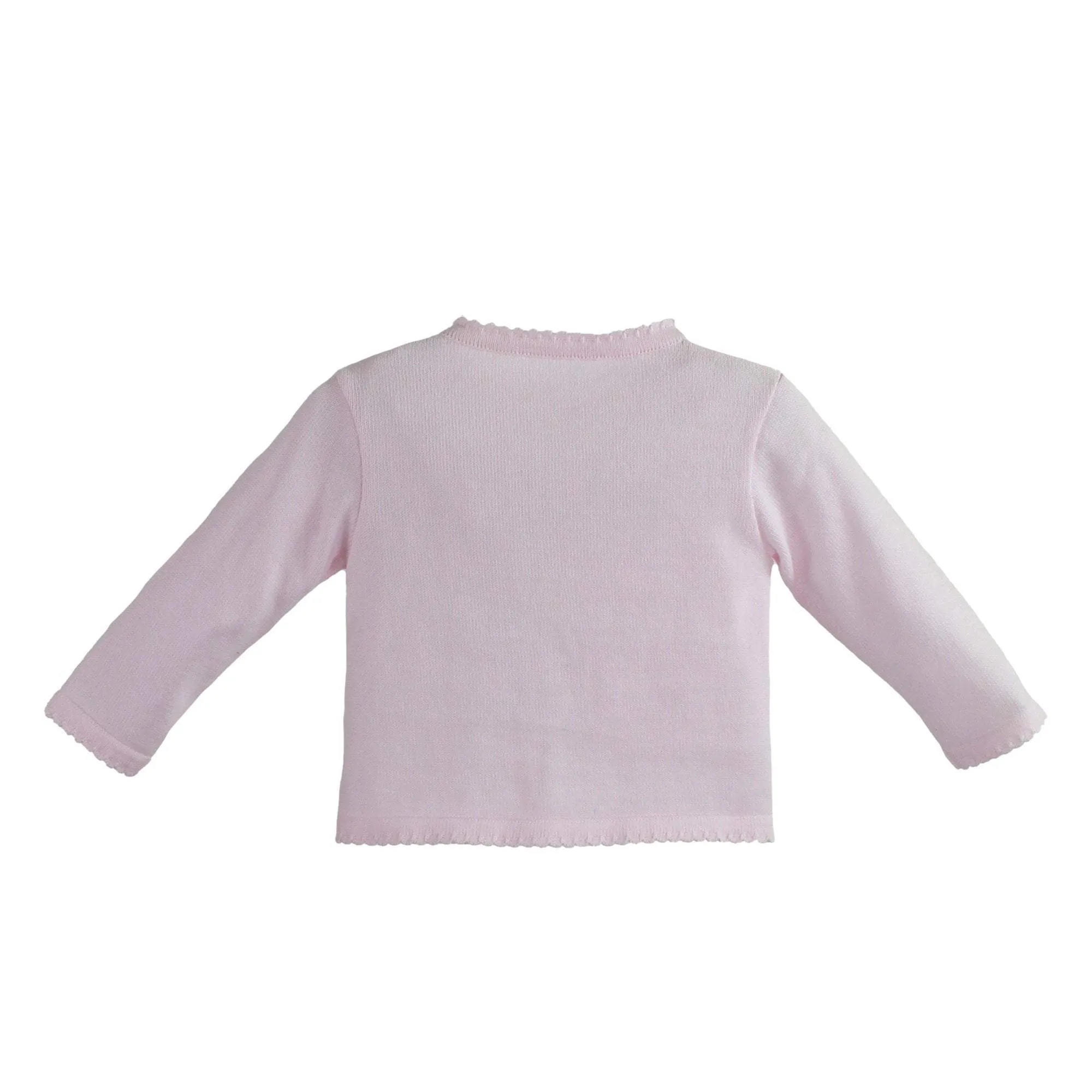 Scalloped Edge Cardigan Sweater