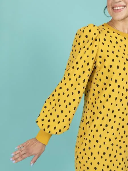 Sew a Billie Sweatshirt or Sweater Dress