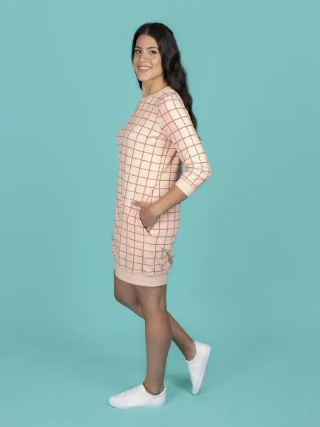 Sew a Billie Sweatshirt or Sweater Dress