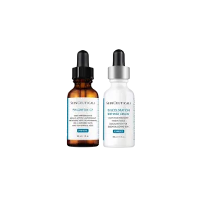 Skinceuticals Discolouration Power Pair Phloretin CF and Discoloration Defense.