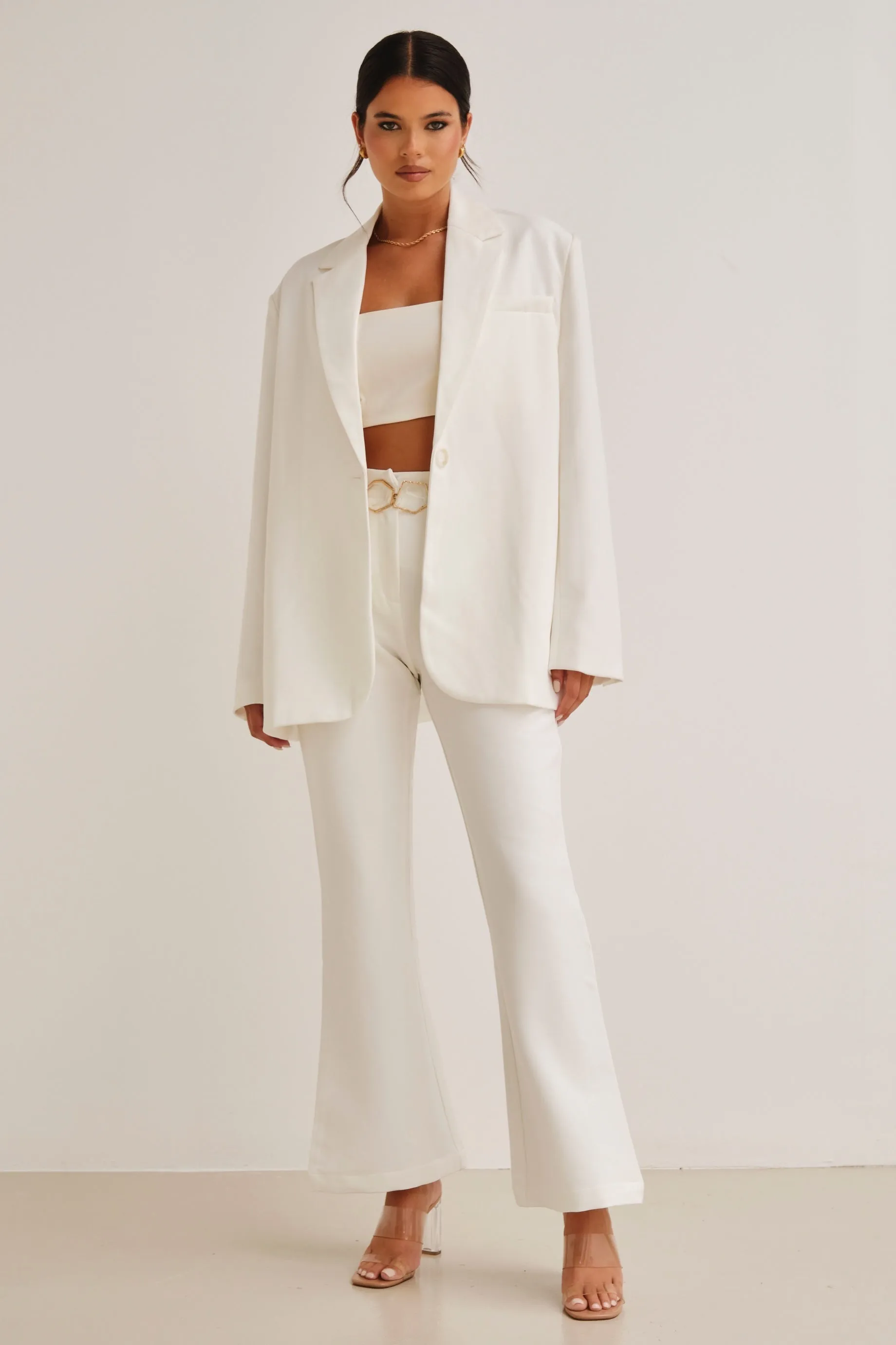 The Oversized Blazer White