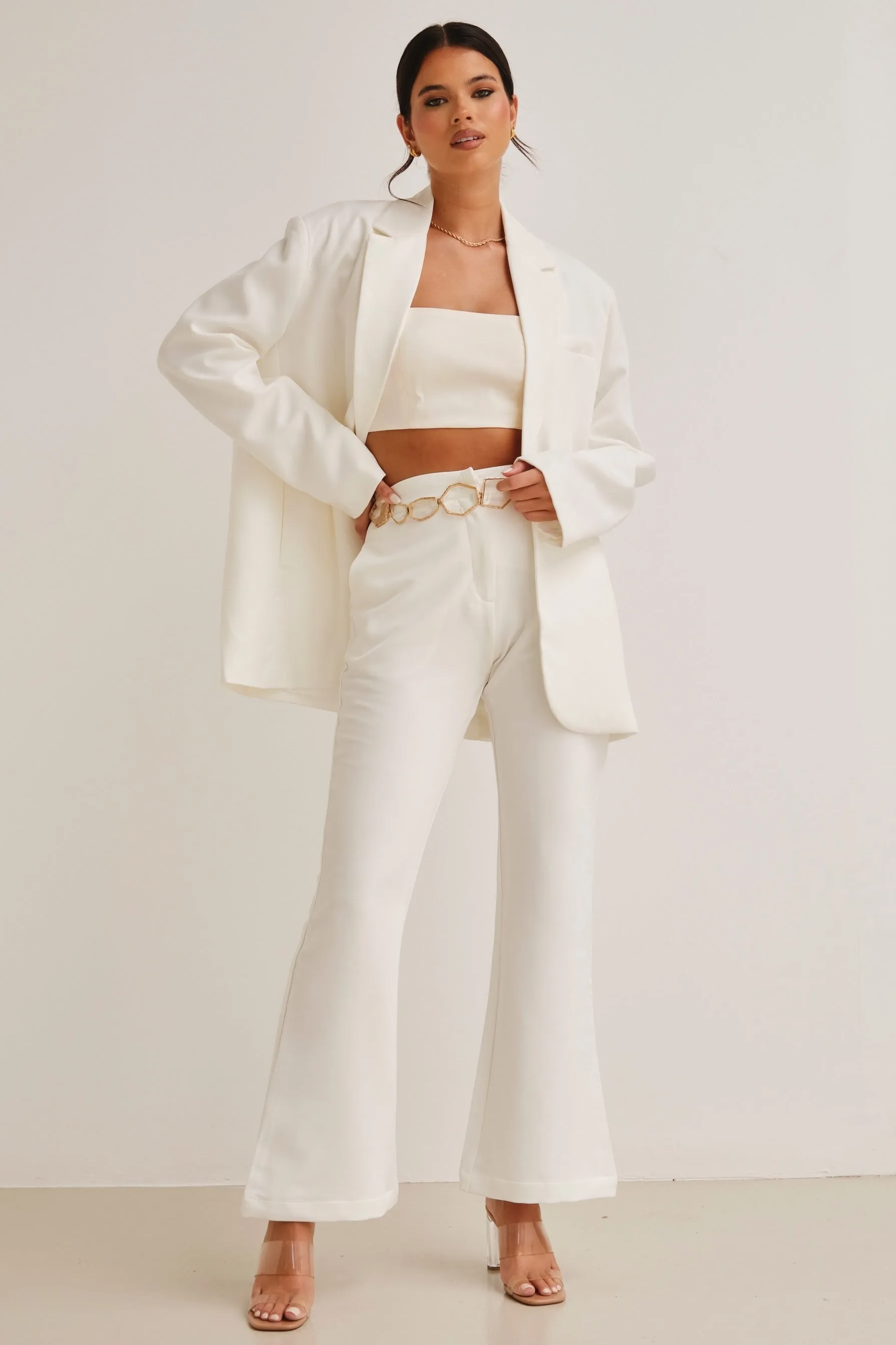 The Oversized Blazer White