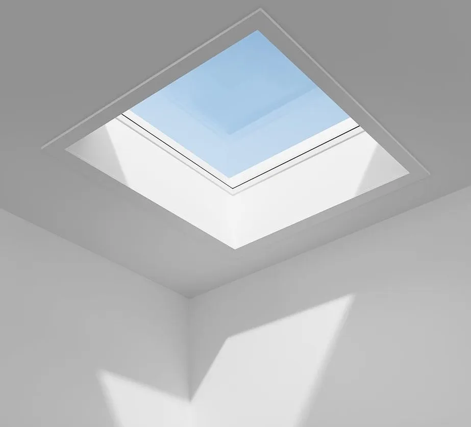 VELUX CFU 200060 1093 Fixed Curved Glass Package 200 x 60 cm (Including CFU Double Glazed Base & ISU Curved Glass Top Cover)